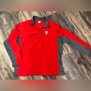 Philadelphia Phillies 1/4 Zip Fleece Pullover